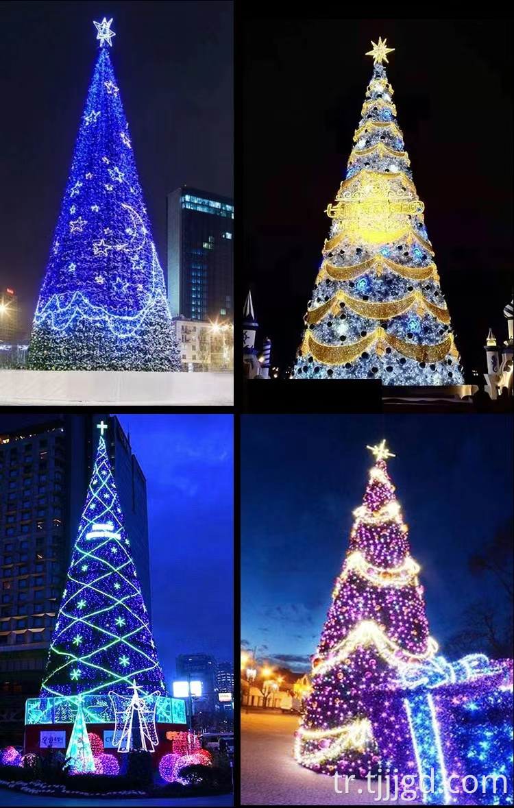 String Lights Christmas Tree